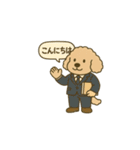 トイプードルkomugiお仕事編（個別スタンプ：20）
