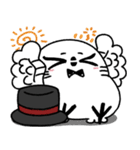 剽軽シロフクロウの文字無しスタンプ（個別スタンプ：1）