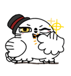 剽軽シロフクロウの文字無しスタンプ（個別スタンプ：2）