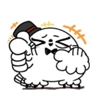 剽軽シロフクロウの文字無しスタンプ（個別スタンプ：3）