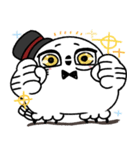 剽軽シロフクロウの文字無しスタンプ（個別スタンプ：4）