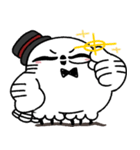 剽軽シロフクロウの文字無しスタンプ（個別スタンプ：7）