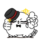 剽軽シロフクロウの文字無しスタンプ（個別スタンプ：9）