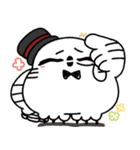 剽軽シロフクロウの文字無しスタンプ（個別スタンプ：12）