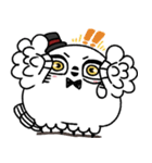 剽軽シロフクロウの文字無しスタンプ（個別スタンプ：15）