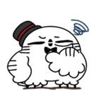 剽軽シロフクロウの文字無しスタンプ（個別スタンプ：16）