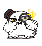 剽軽シロフクロウの文字無しスタンプ（個別スタンプ：18）