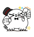 剽軽シロフクロウの文字無しスタンプ（個別スタンプ：19）