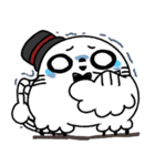 剽軽シロフクロウの文字無しスタンプ（個別スタンプ：28）
