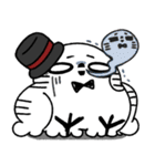 剽軽シロフクロウの文字無しスタンプ（個別スタンプ：30）