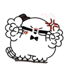 剽軽シロフクロウの文字無しスタンプ（個別スタンプ：34）