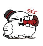 剽軽シロフクロウの文字無しスタンプ（個別スタンプ：36）