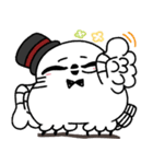 剽軽シロフクロウの文字無しスタンプ（個別スタンプ：39）