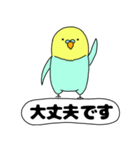 【吹き出し】インコのぴーちゃん（個別スタンプ：6）