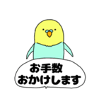 【吹き出し】インコのぴーちゃん（個別スタンプ：22）
