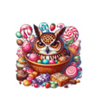推しのベンガルワシミミズク（個別スタンプ：4）