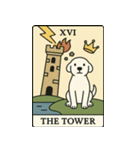 【大アルカナ】タロットの世界を旅する犬（個別スタンプ：17）