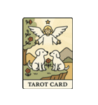 【大アルカナ】タロットの世界を旅する犬（個別スタンプ：23）