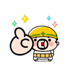 おやじ君の無言スタンプ【飛び出す】（個別スタンプ：2）
