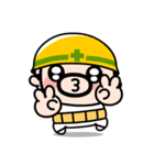 おやじ君の無言スタンプ【飛び出す】（個別スタンプ：4）