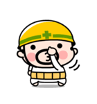 おやじ君の無言スタンプ【飛び出す】（個別スタンプ：13）