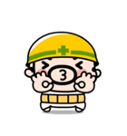 おやじ君の無言スタンプ【飛び出す】（個別スタンプ：14）