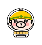 おやじ君の無言スタンプ【飛び出す】（個別スタンプ：15）