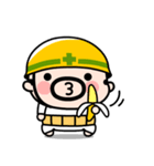 おやじ君の無言スタンプ【飛び出す】（個別スタンプ：20）