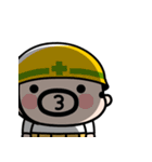 おやじ君の無言スタンプ【飛び出す】（個別スタンプ：21）