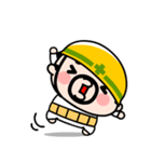 おやじ君の無言スタンプ【飛び出す】（個別スタンプ：24）