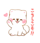 誘い誘われ言葉❤️いやしばいぬ❤️白柴犬（個別スタンプ：27）