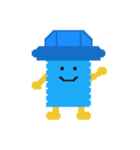 ドットねじっとくん（個別スタンプ：3）