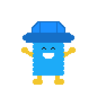 ドットねじっとくん（個別スタンプ：8）