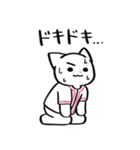 野球ねこ応援団・ピンクチームVer. その2（個別スタンプ：21）