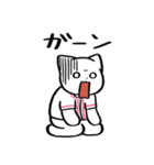 野球ねこ応援団・ピンクチームVer. その2（個別スタンプ：22）