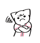 野球ねこ応援団・ピンクチームVer. その2（個別スタンプ：38）