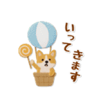 フェルトコーギーのグルメスタンプ（個別スタンプ：22）
