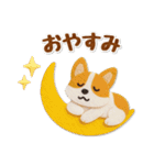 フェルトコーギーのグルメスタンプ（個別スタンプ：30）
