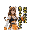 仮装女子_虎党アイドル_応援編（個別スタンプ：19）