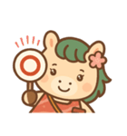 馬刺し大好きウマミちゃんの日常スタンプ。（個別スタンプ：34）