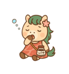 馬刺し大好きウマミちゃんの日常スタンプ。（個別スタンプ：40）