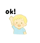 Englishスタンプ★ぼくのきもち（個別スタンプ：1）