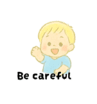 Englishスタンプ★ぼくのきもち（個別スタンプ：3）