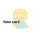 Englishスタンプ★ぼくのきもち（個別スタンプ：14）