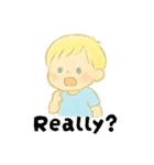 Englishスタンプ★ぼくのきもち（個別スタンプ：16）