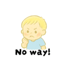 Englishスタンプ★ぼくのきもち（個別スタンプ：22）