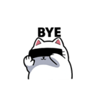 ちょっと怪しい猫（個別スタンプ：6）