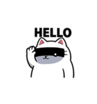 ちょっと怪しい猫（個別スタンプ：8）