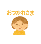 かわいい保育園児クレヨン風（個別スタンプ：6）