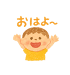 かわいい保育園児クレヨン風（個別スタンプ：9）